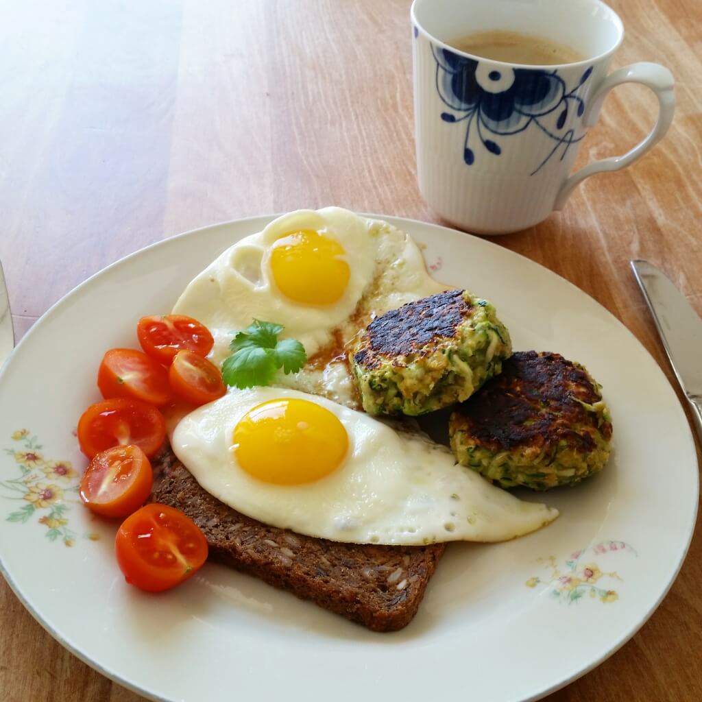 squashfrikadeller til morgenmad